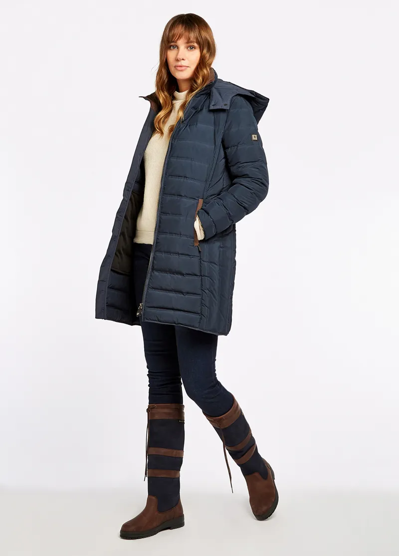 Dubarry Ballybrophy Coat - Navy-2